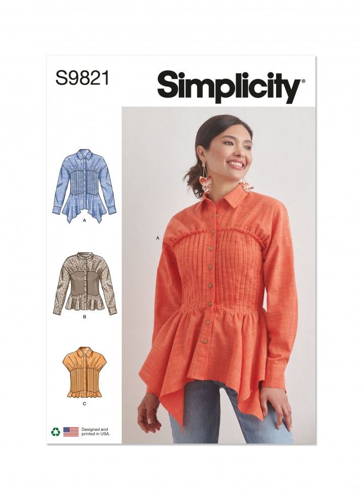 Simplicity Paper Sewing Pattern 9821
 