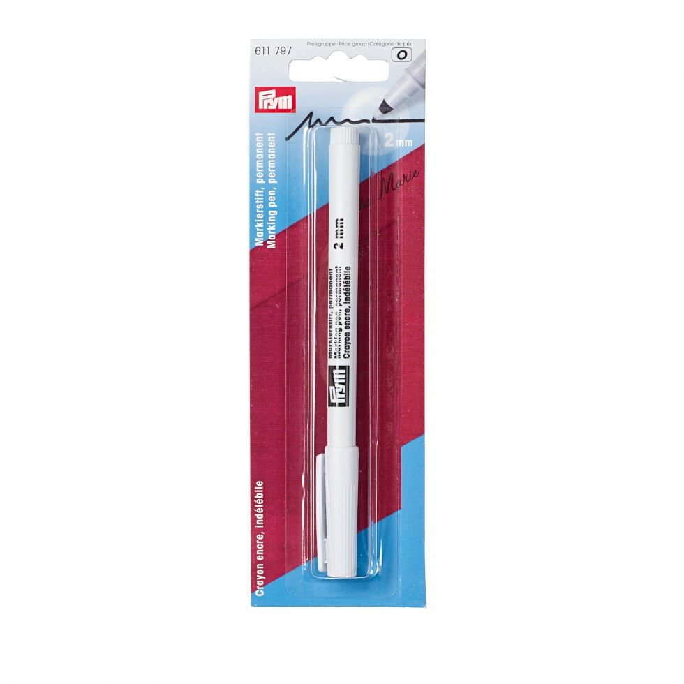 Prym Black Permanent Marking Pen