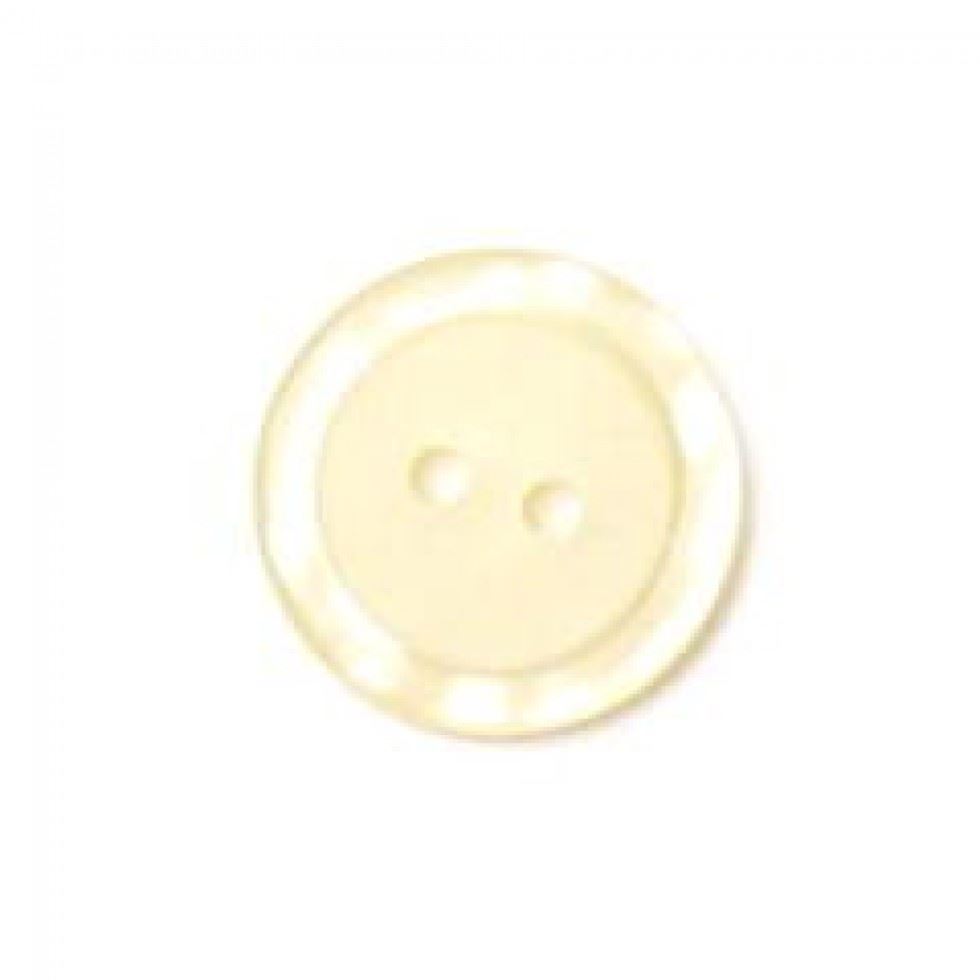 Crendon Yellow Round Pearlescent Buttons (Value Pack)