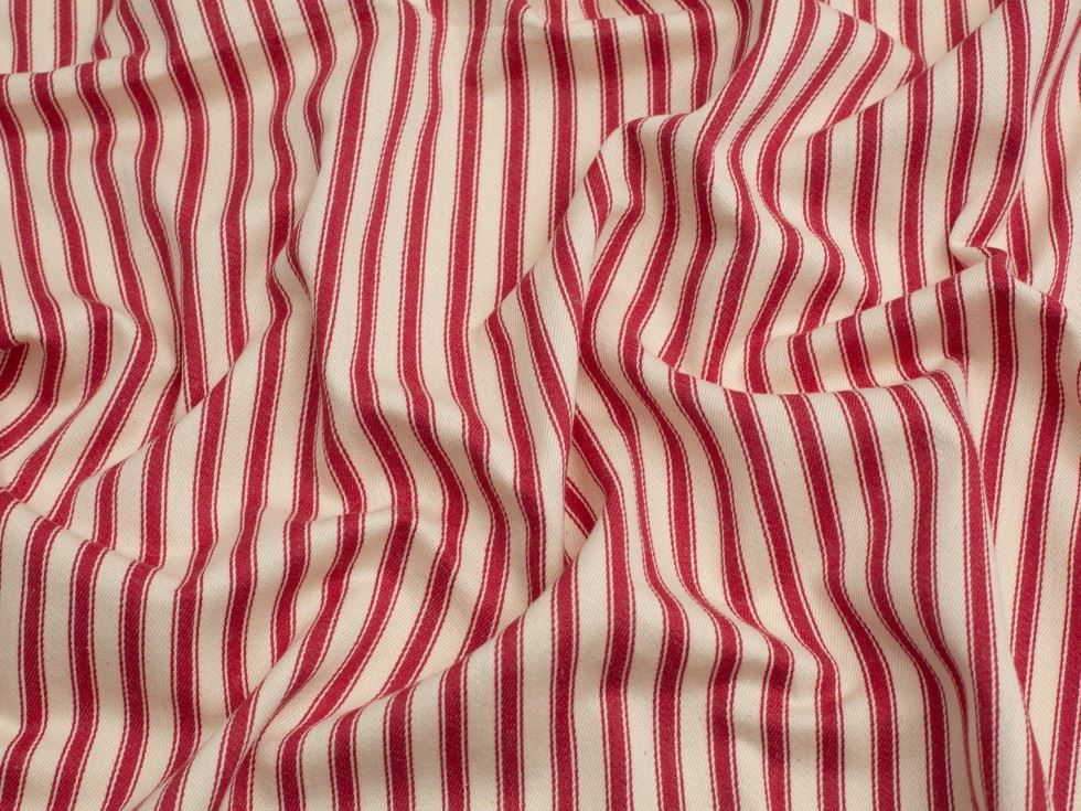 Ticking Stripe Canvas Fabric 137cm / 54" Wide - per metre - Picture 8 of 9