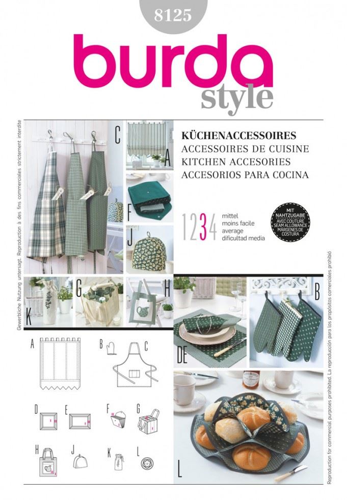 Burda Sewing Pattern 8125