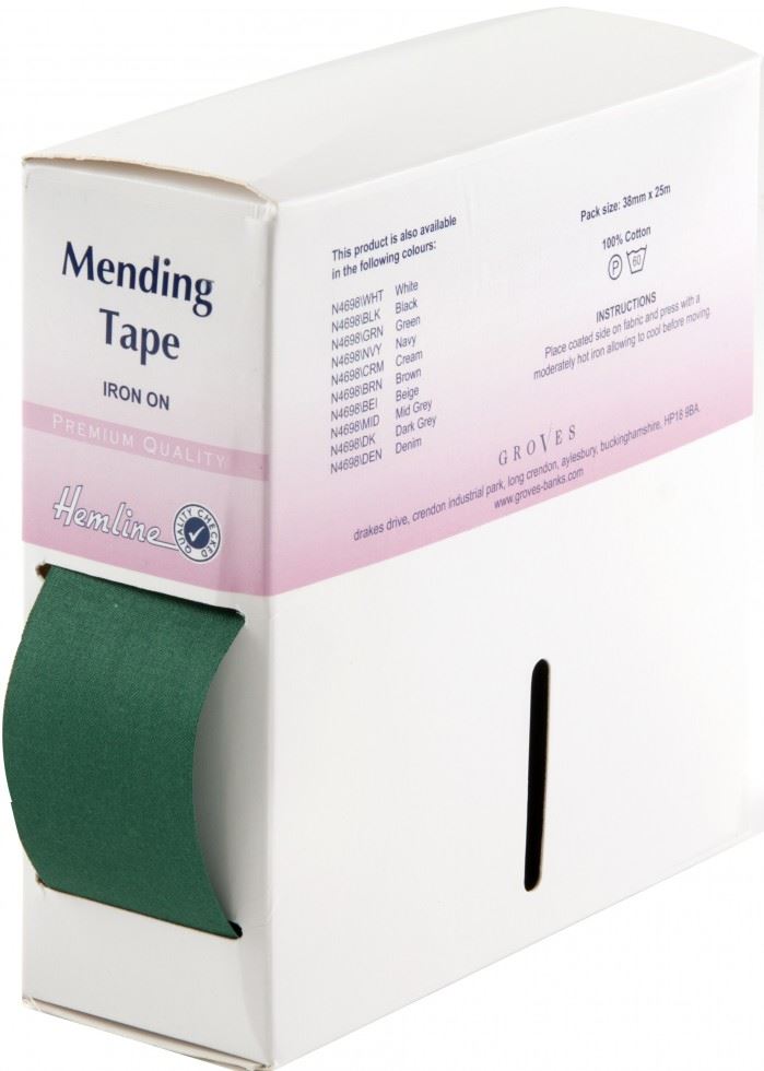 Hemline Green Repair Mending Tape