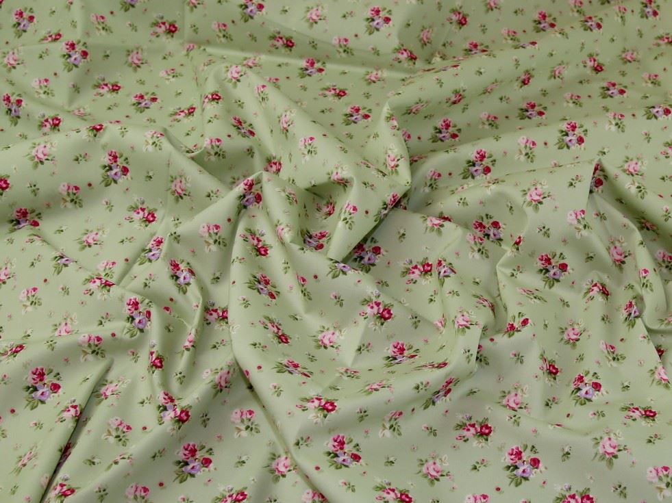 Rose And Hubble Meadow 100% Cotton Poplin Fabric