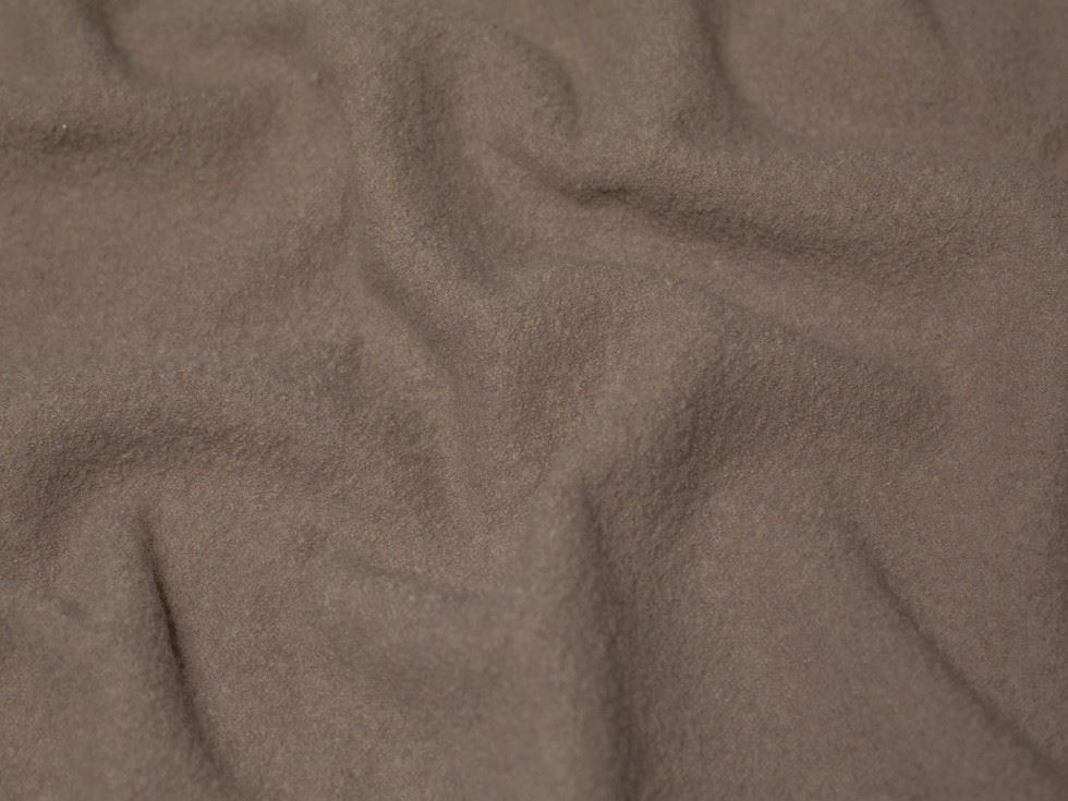 Minerva Core Range Fawn 100% Pure Boiled Wool Coating Fabric