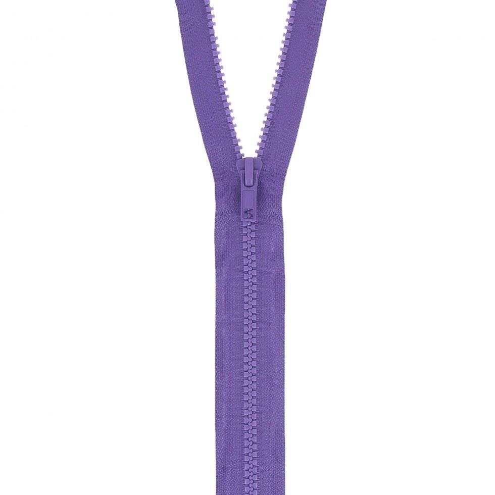 Milward Chunky Open End Zips Deep Purple