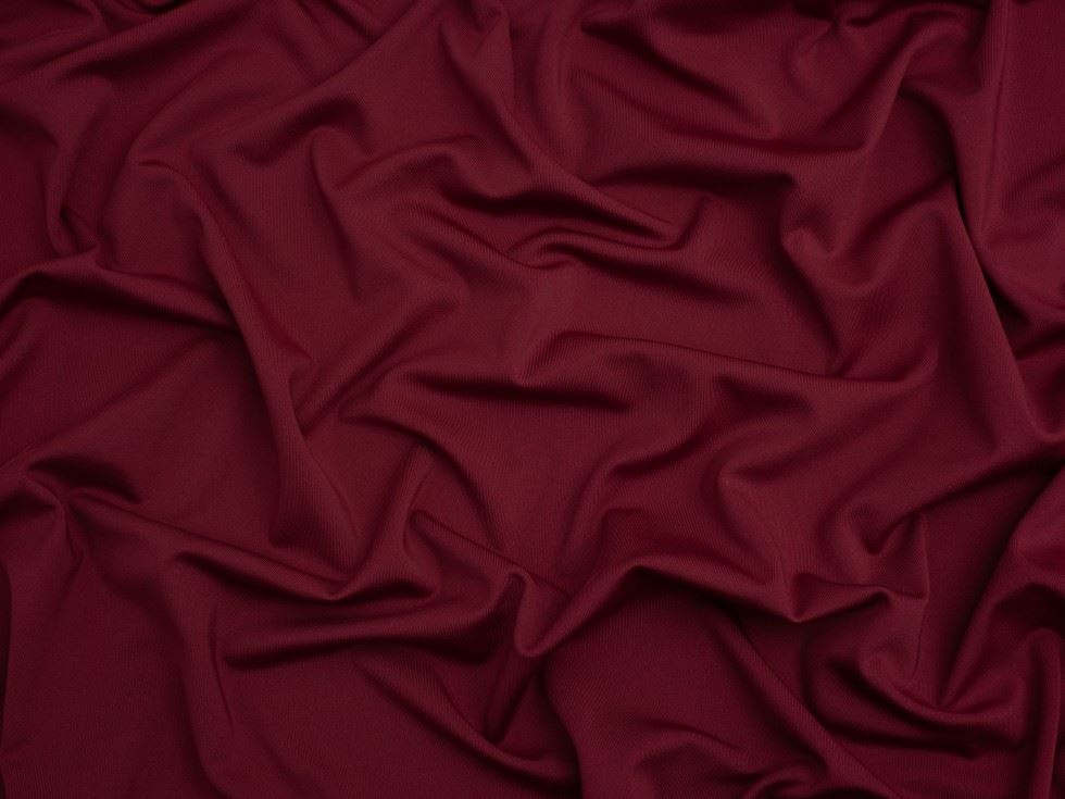 Minerva Core Range Sportswear Activewear Lycra Four Way Stretch Knit Fabric Wine