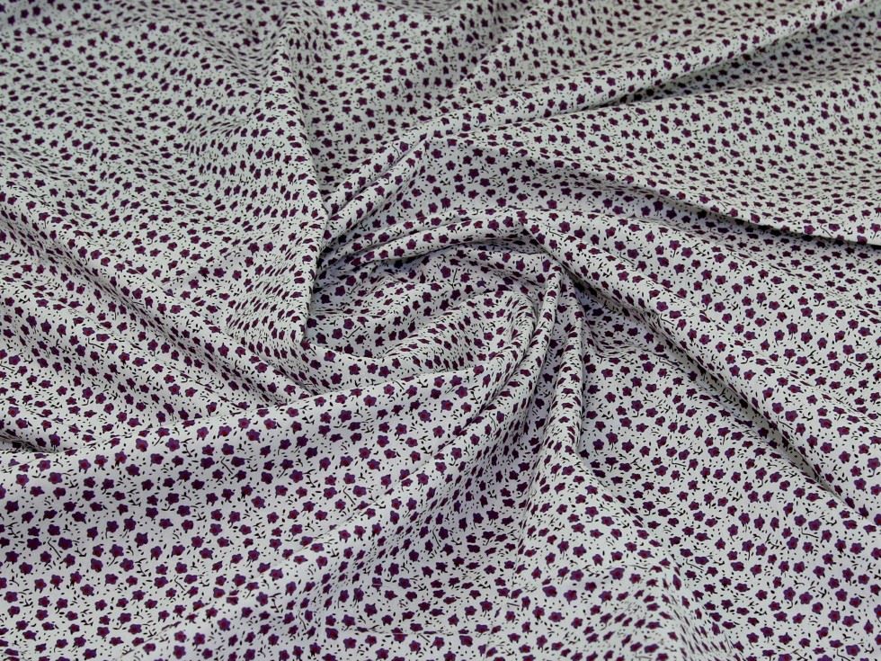Purple Deadstock 100% Cotton Poplin Fabric