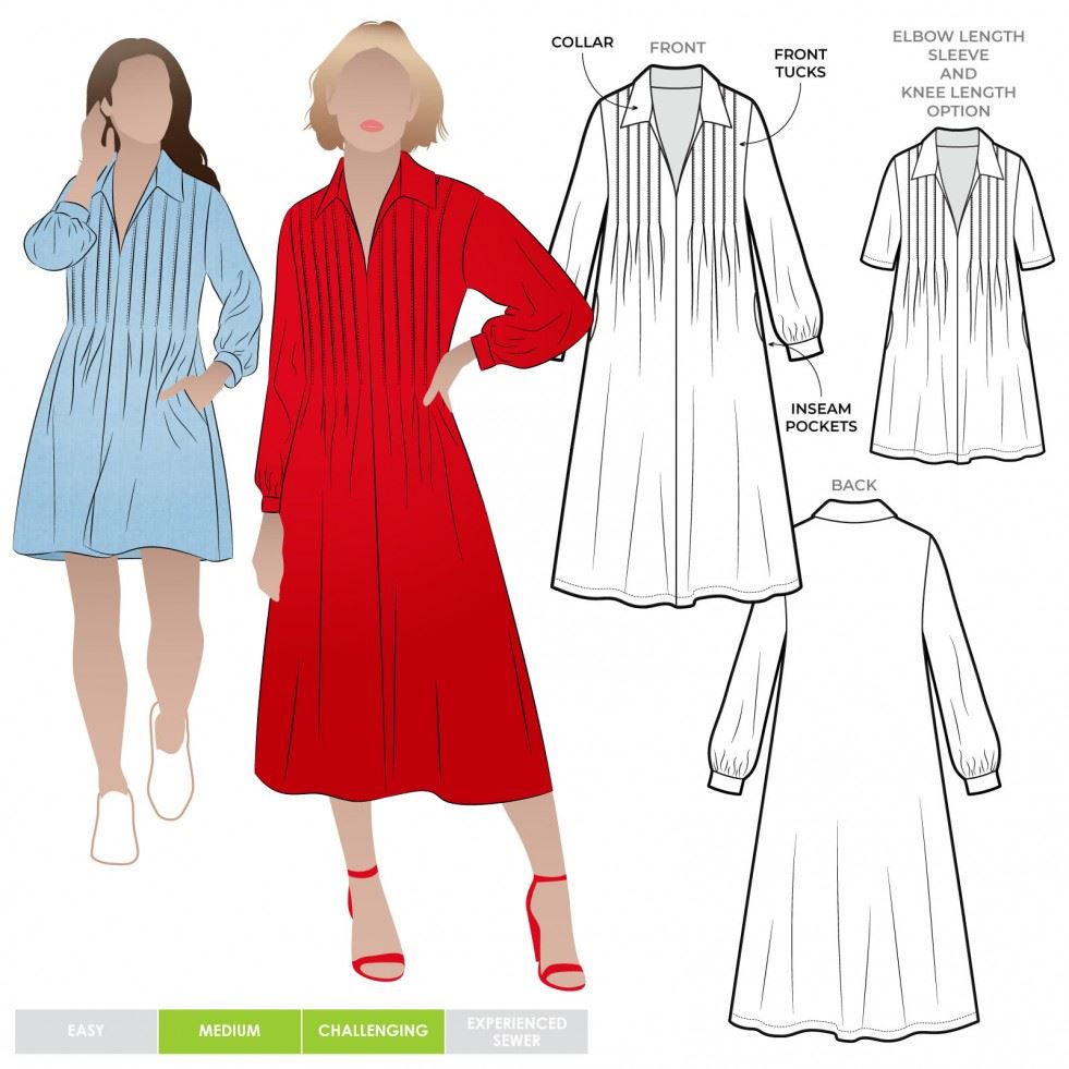 Style Arc Sewing Pattern Xanthe Dress