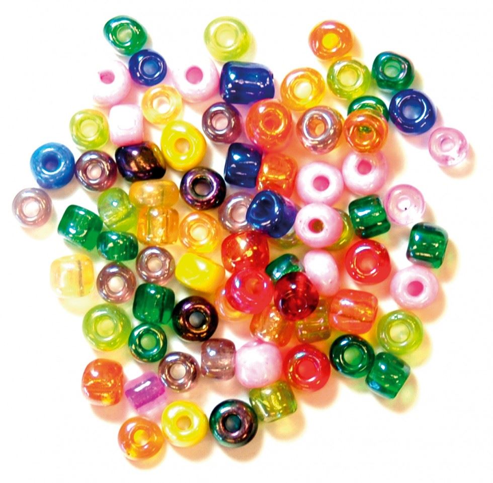 Craft Factory Glass E Beads Multi
 
