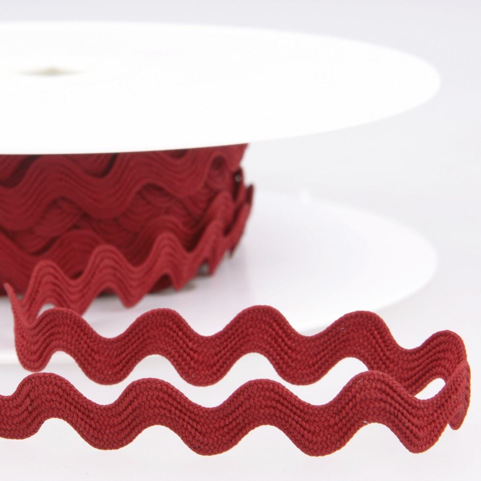 Stephanoise Ric Rac Trim Deep Red