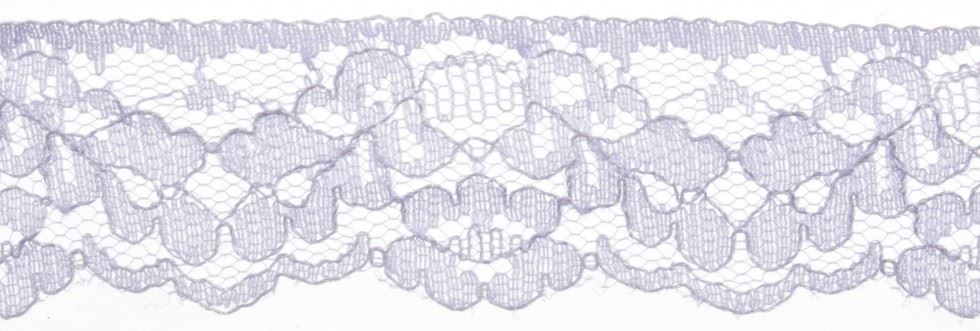 Essential Trimmings Lilac Nylon Lace Trim