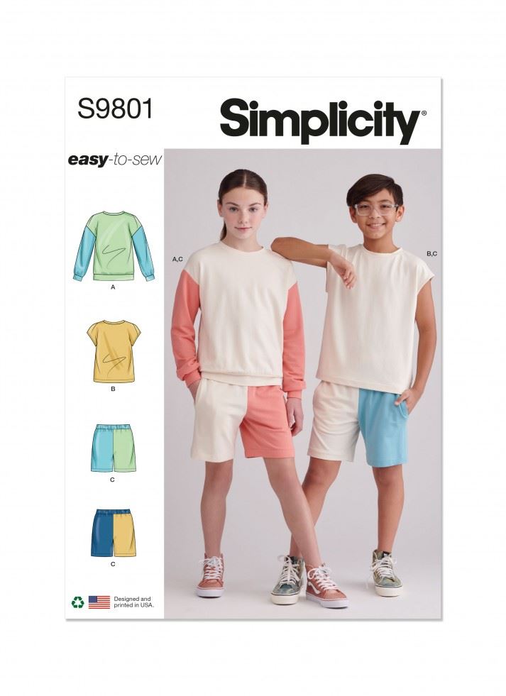 Simplicity Paper Sewing Pattern 9801
 