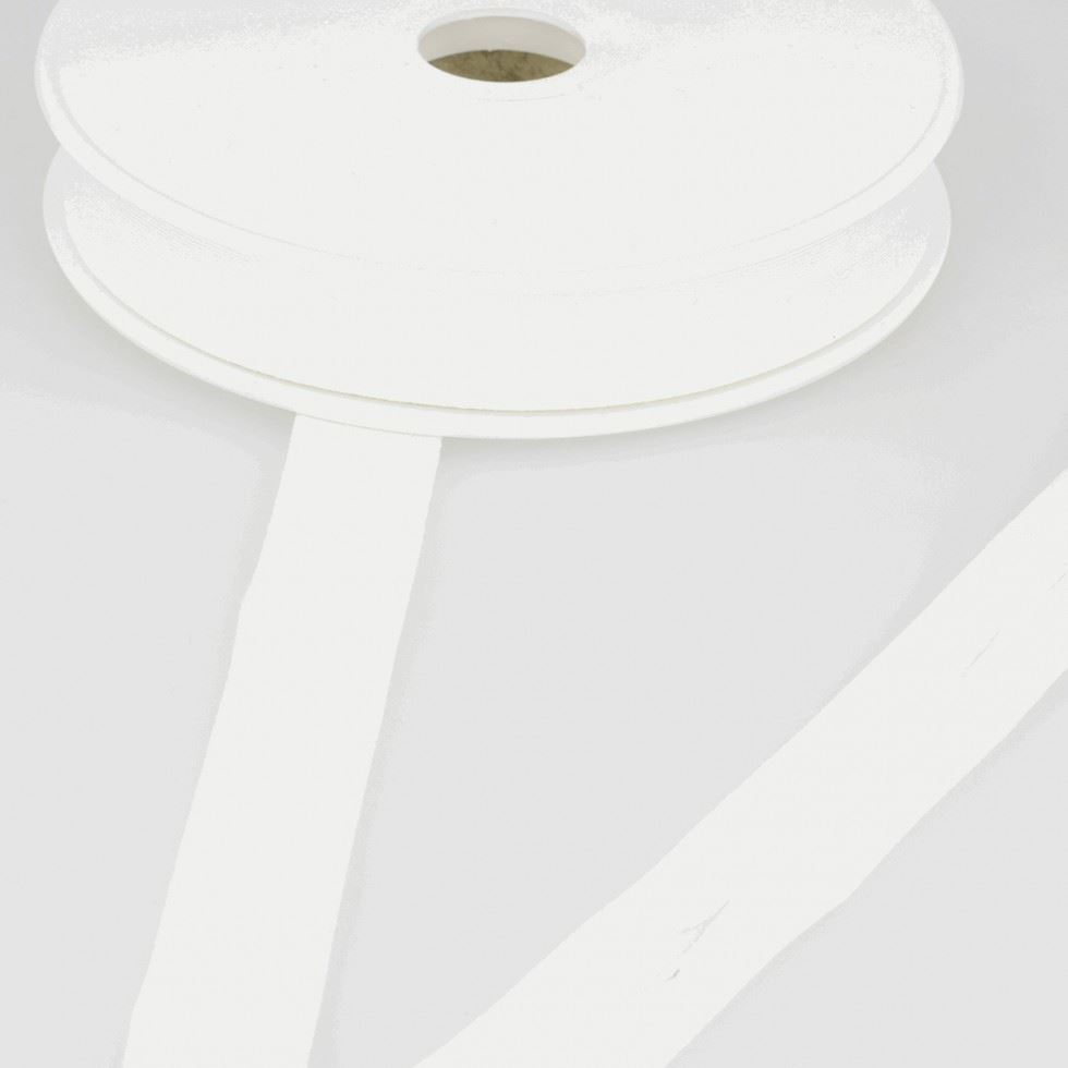 Stephanoise Viscose Jersey Bias Binding Tape Ivory
 