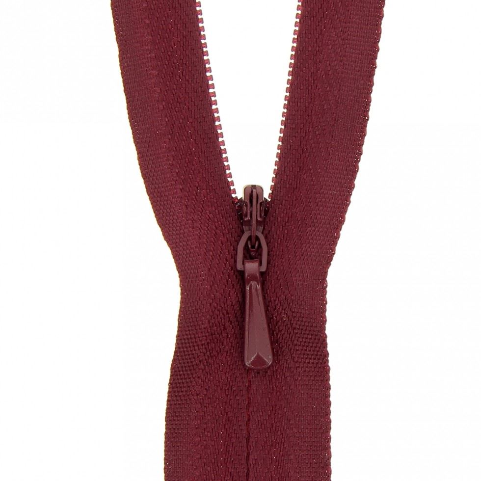 Milward Wine Concealed Invisible Closed End Zips