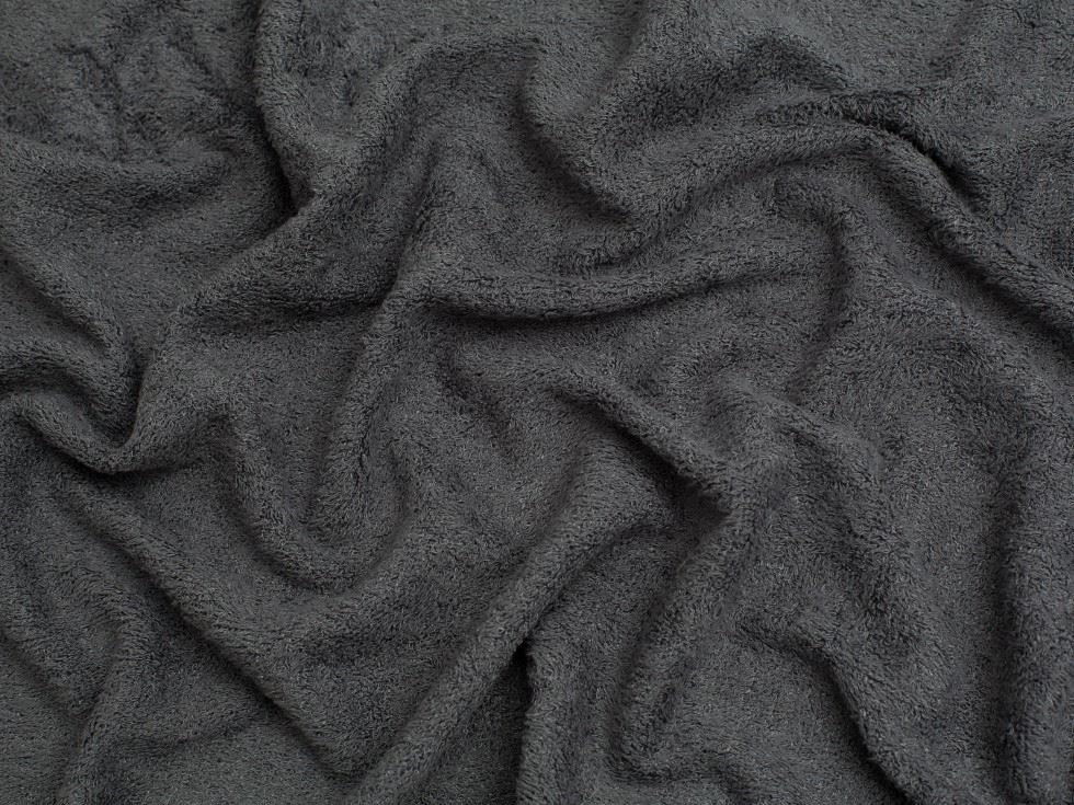 Minerva Core Range Grey Bamboo Towelling Fabric