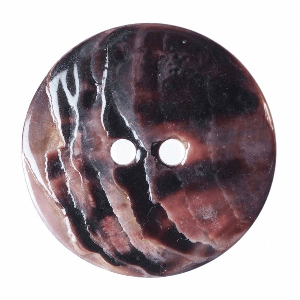 Hemline Bone Round Shell Buttons