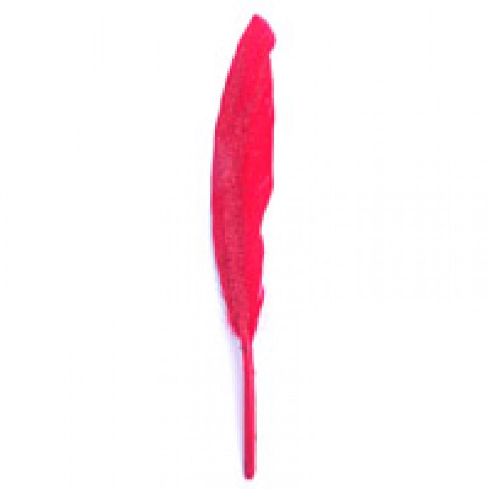 Trimits Red Feathers With Glitter (Value Pack Of 5)