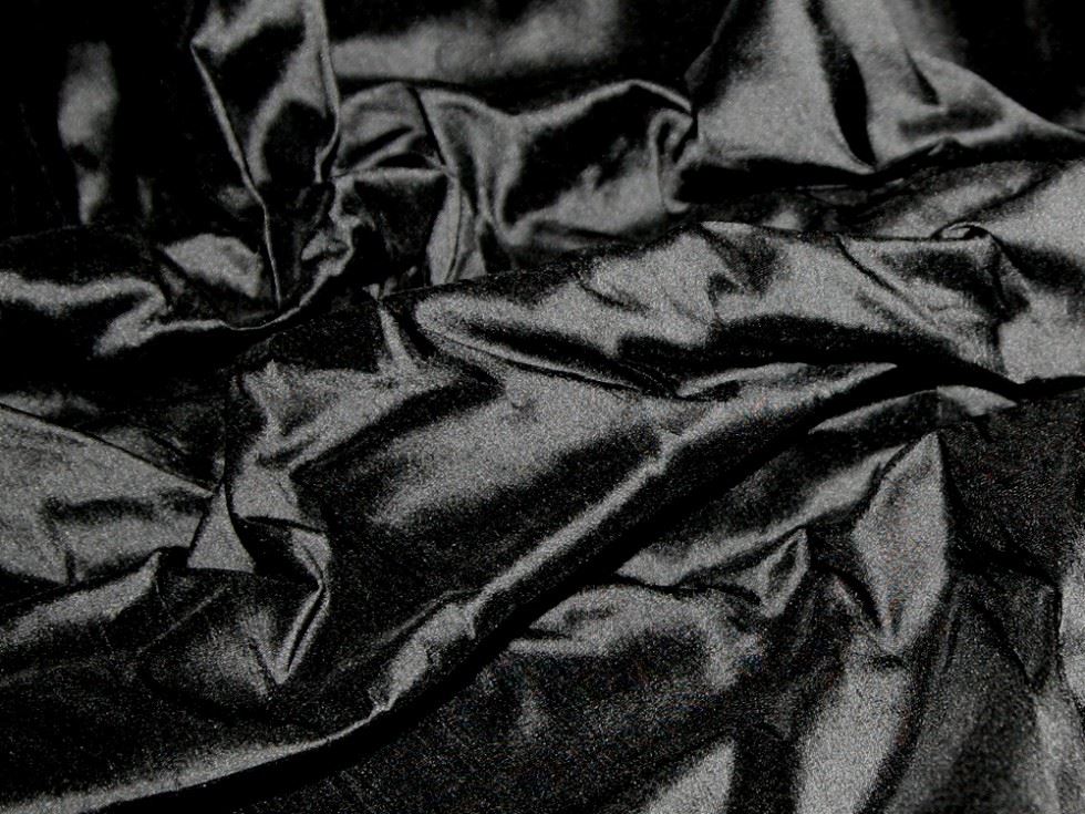 Chantelle Silk Dupion Fabric Black
 