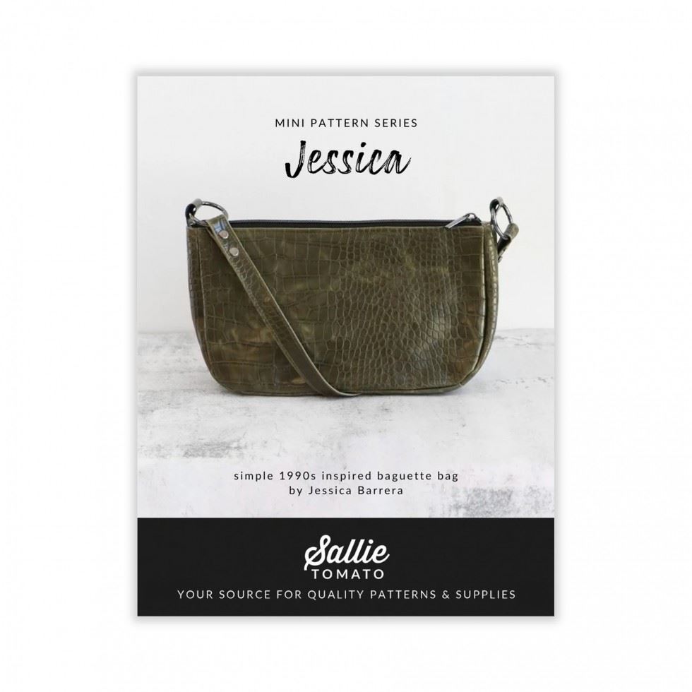 Sallie Tomato Sewing Pattern Jessica Baguette Bag