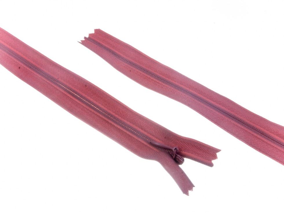 Dusky Pink Concealed Invisible Closed End Zips