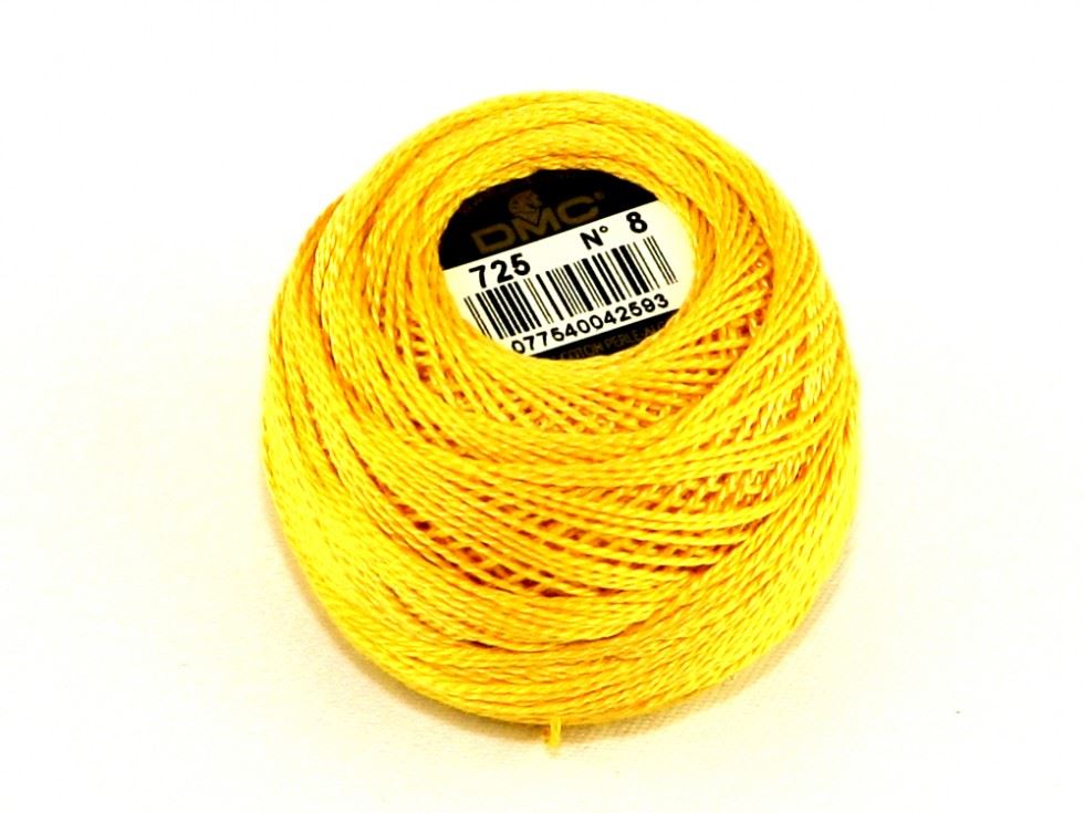 DMC Size 8 Cotton Perle Thread 725
 