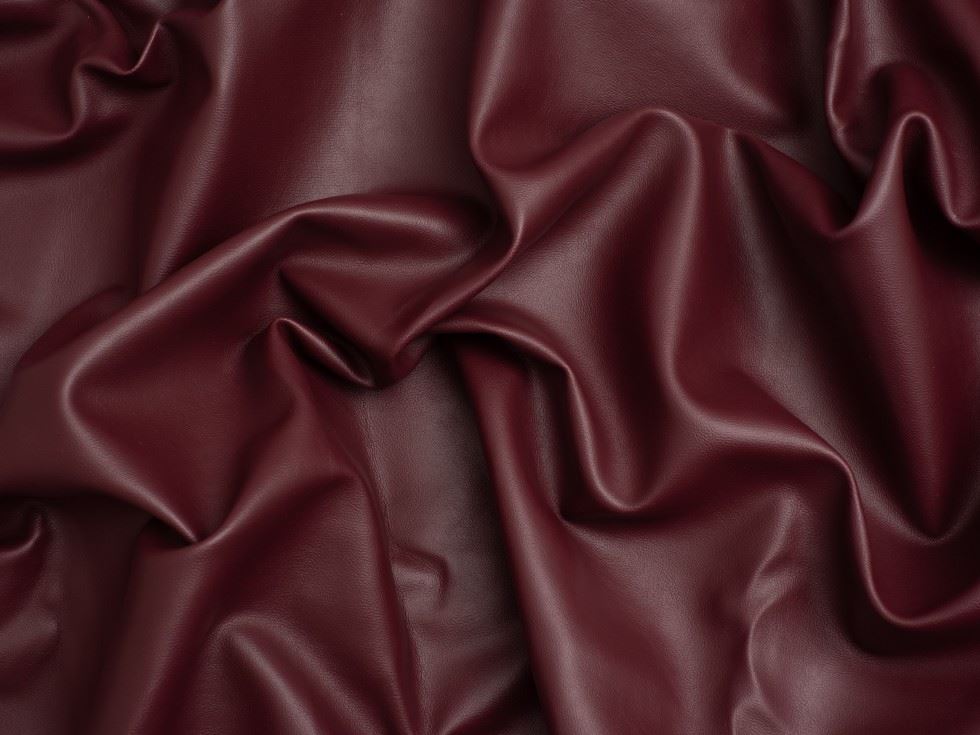 Minerva Core Range Bordeaux Heavy Faux Leather Fabric