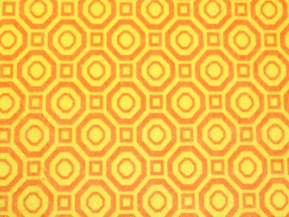 Camelot Fabrics Lemon Yellow Stiff Felt Fabric