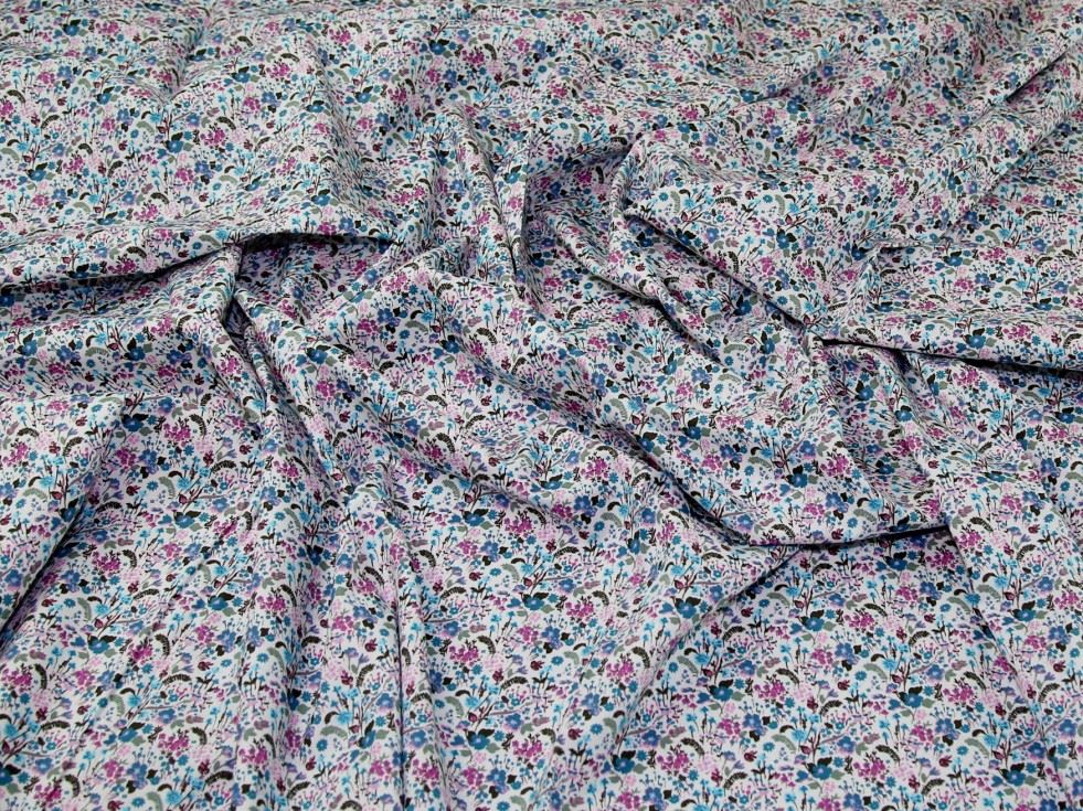 John Louden Teal 100% Cotton Fabric