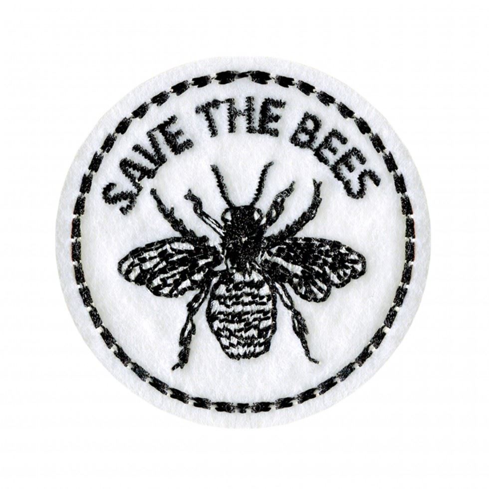 Prym Recycled Plastic Patch Motif Save The Bees
 
