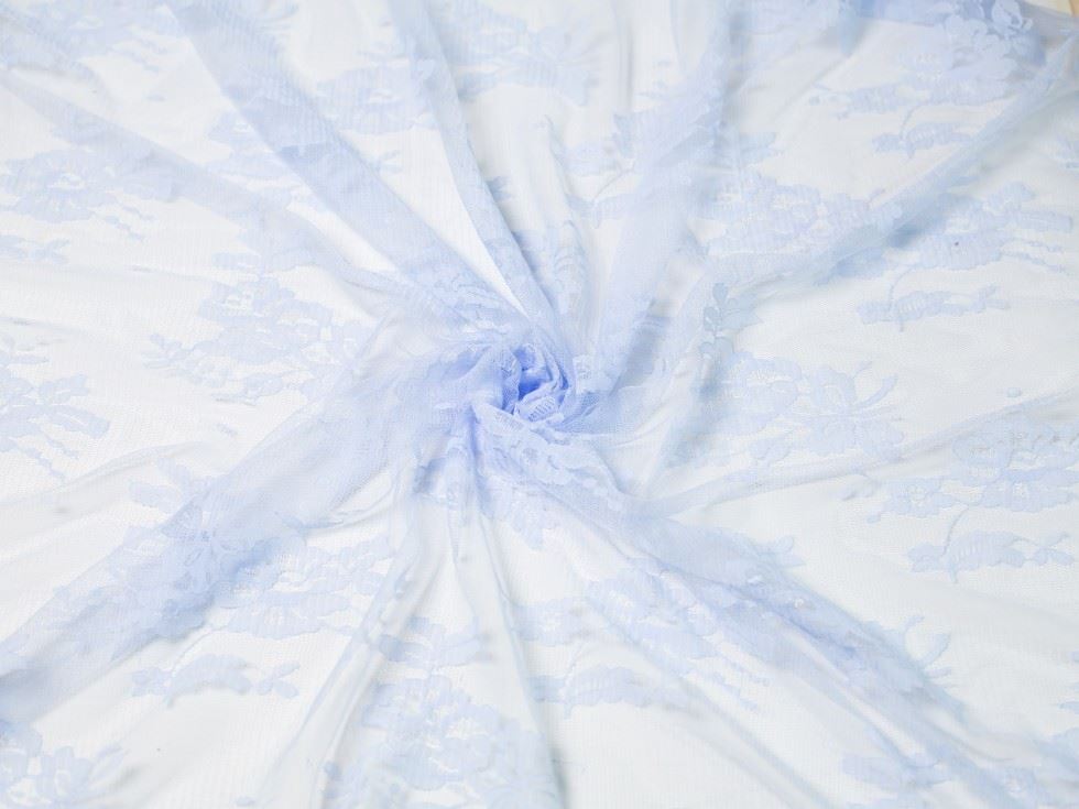 Periberry Deadstock Chantilly Tulle Lace Fabric