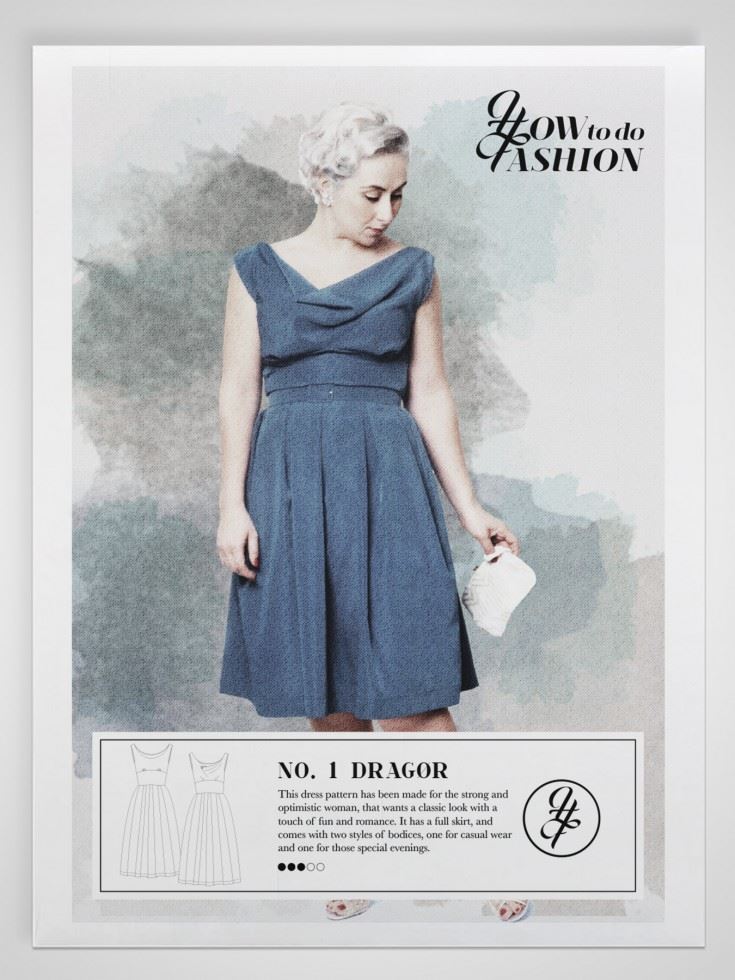How To Do Fashion Sewing Pattern Drager Dress