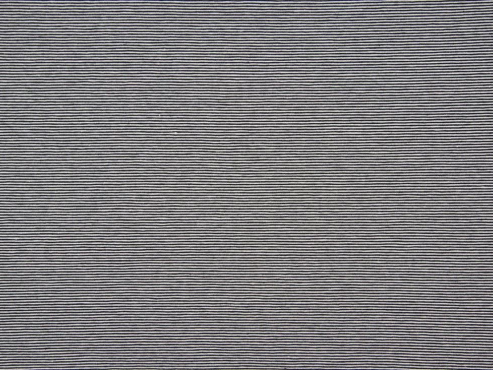 Black Deadstock Cotton Jersey Stretch Knit Fabric