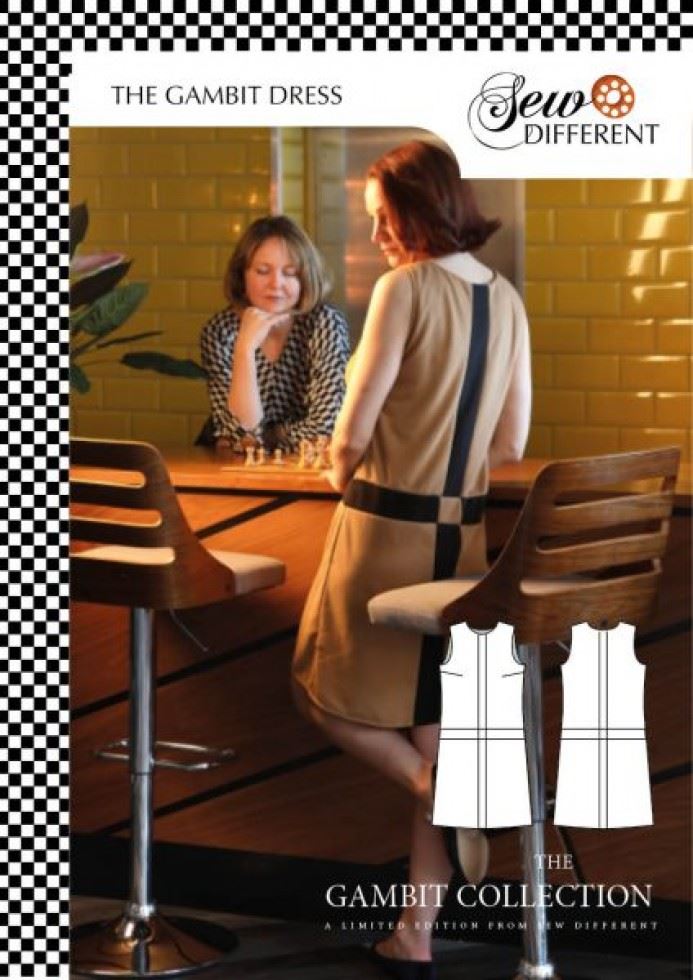 Sew Different Paper Sewing Pattern Gambit Dress
 