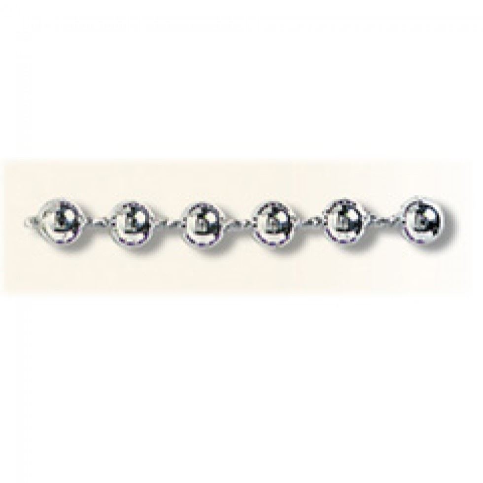 Trimits Silver Round Plastic Bead Trim (Value Roll)