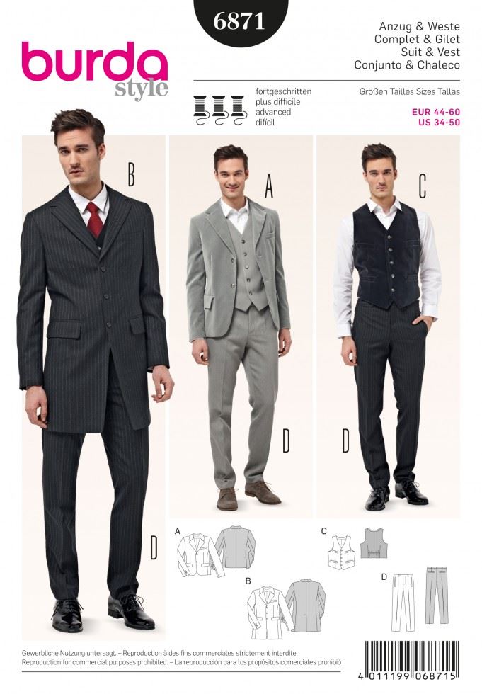 Burda Paper Sewing Pattern 6871
 