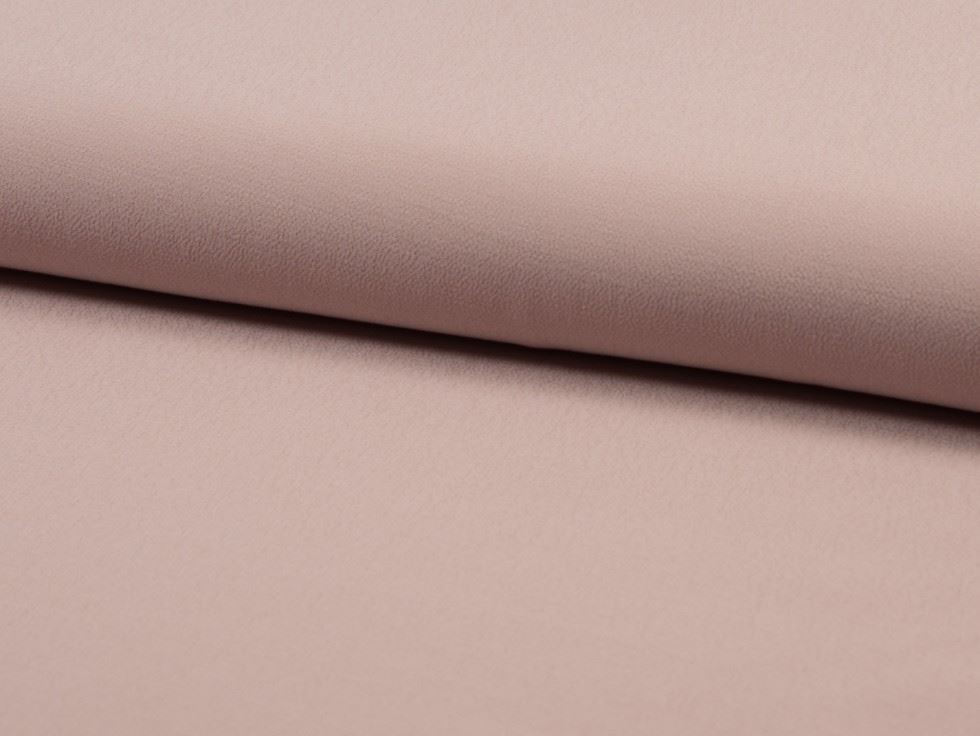 Blush Pink Deadstock 100% Viscose Crepe Fabric