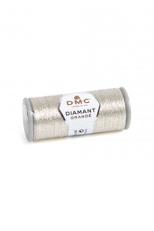 Dmc G168 Silver Diamant Grande Metallic Embroidery Thread