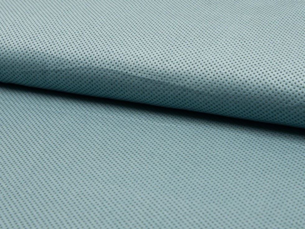 Pastel Green Deadstock Faux Suede Stretch Knit Fabric