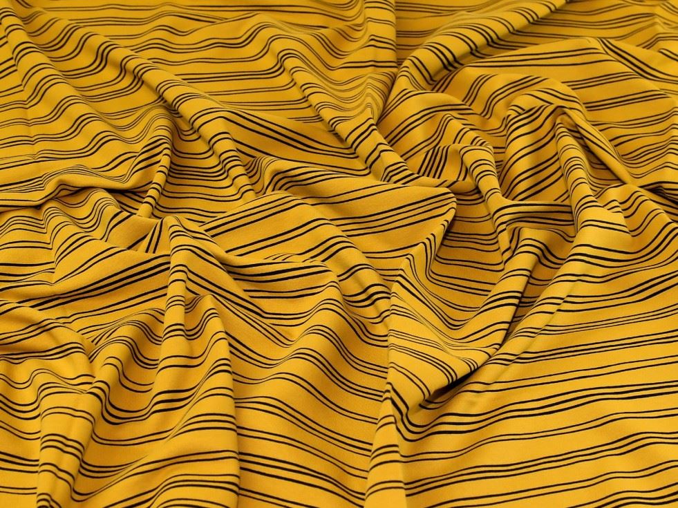 John Louden Ochre Fleece Back Sweatshirt Stretch Knit Fabric