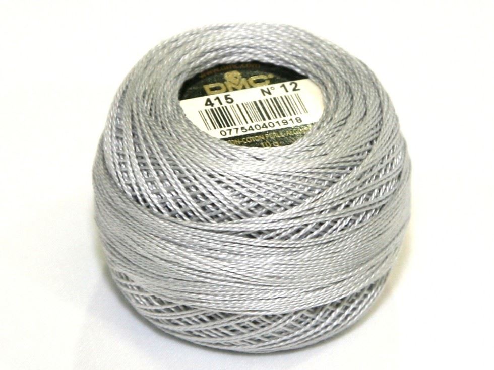 Dmc 415 Size 12 Cotton Perle Thread