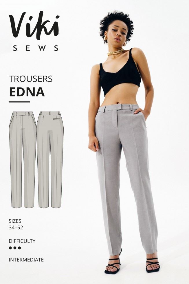 Vikisews Sewing Pattern Edna Trousers
