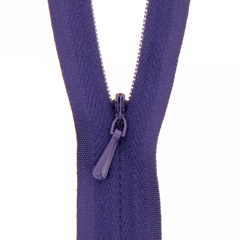 Milward Deep Purple Concealed Invisible Closed End Zips