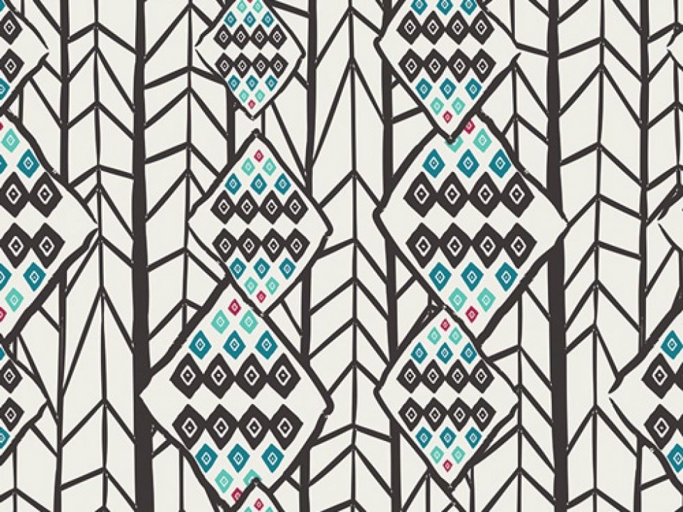 Art Gallery Fabrics Etno 100% Cotton Poplin Fabric Amina