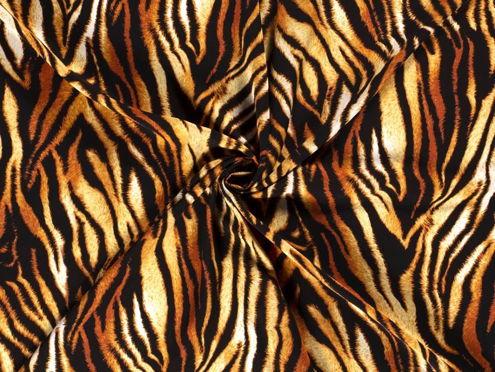 Viscose Challis Fabric Amber
 