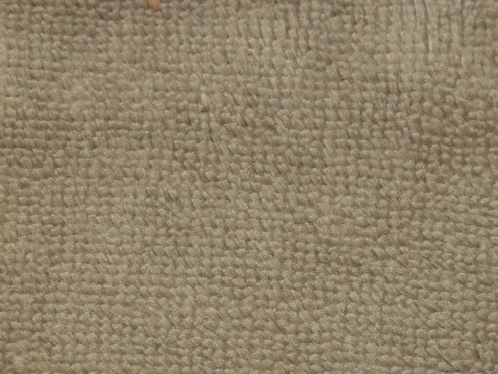 Stof France Bamboo Cotton Towelling Fabric Taupe