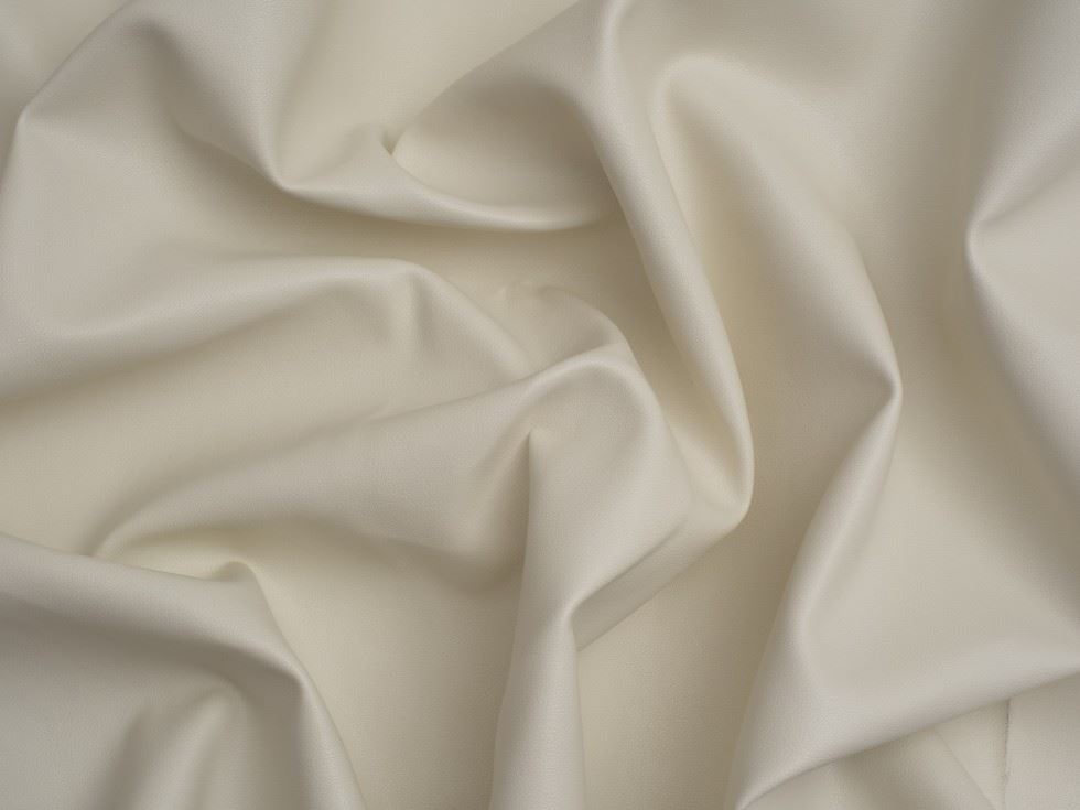 Minerva Core Range Ivory Heavy Faux Leather Fabric