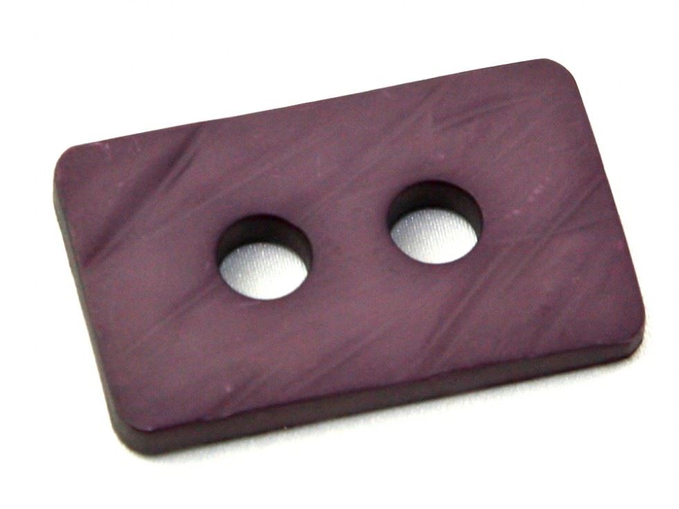 Dill Aubergine Textured Rectangle Buttons (Value Pack)