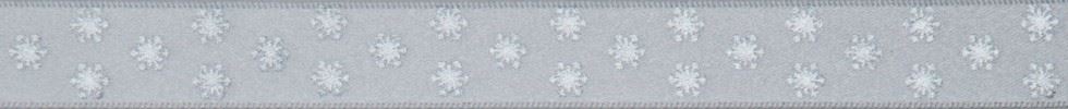 Berisfords Metallic Polka Flakes Ribbon White
