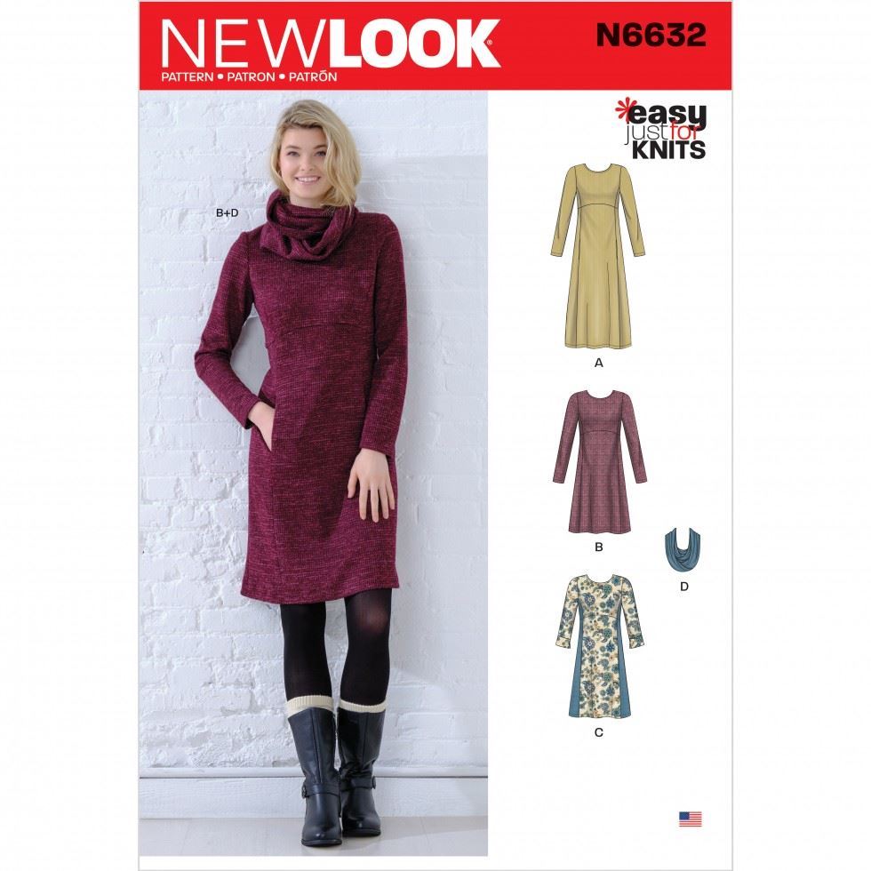New Look Paper Sewing Pattern 6632
 