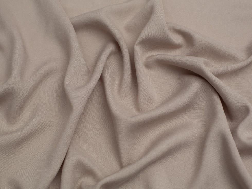 Minerva Core Range Viscose Poplin Fabric Cream
 